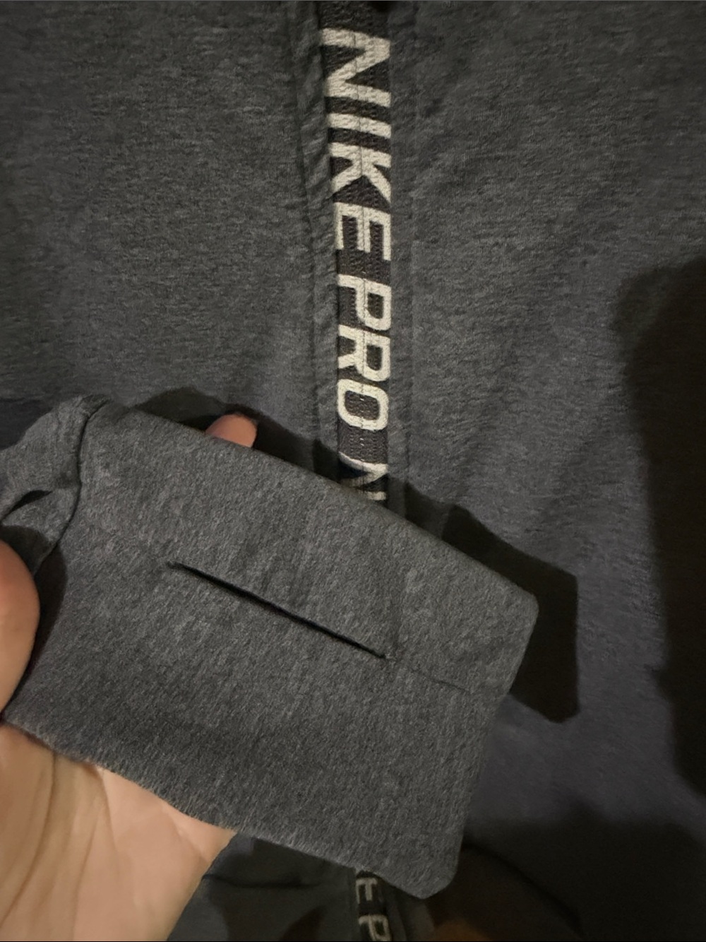 Nike Women’s Charcoal Gray Hooded Performance Jacket - Picture 3 of 4